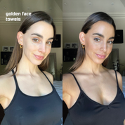 Golden Face Towels